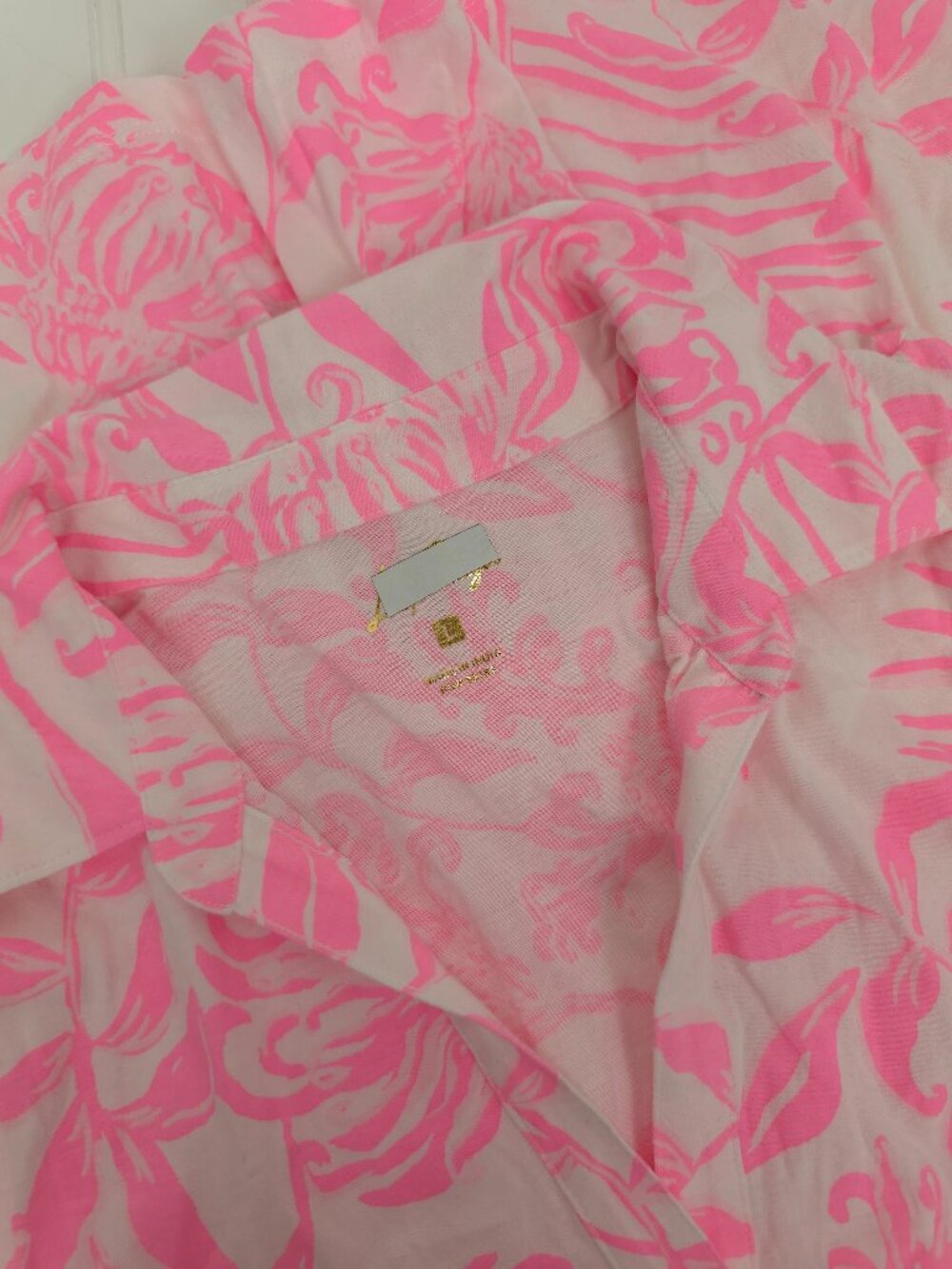 NWOT Lilly Pulitzer Riegan Dress Rousseau Pink Glisten in the Sun Large - Picture 10 of 10